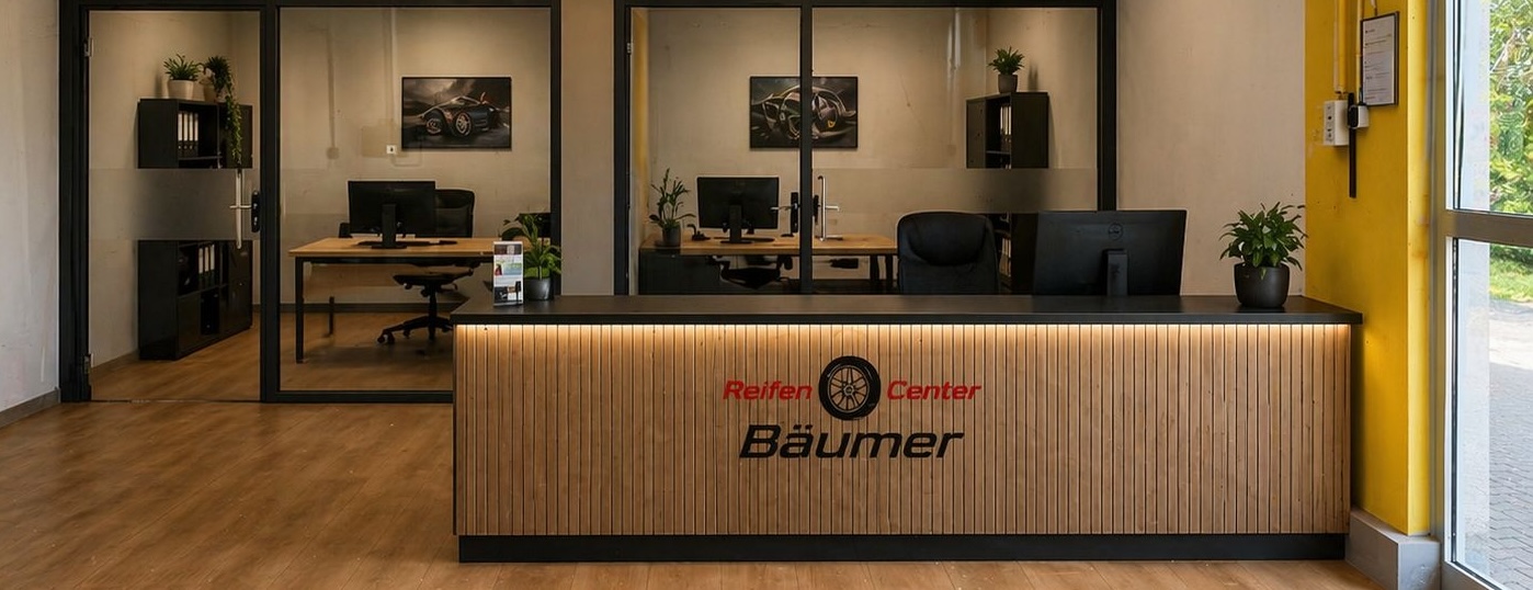 Empfangsbereich Reifen Center Bäumer